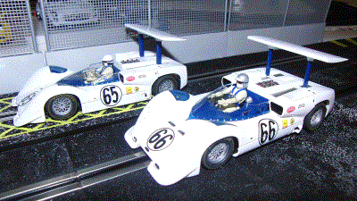 SLOT.IT - 2010 - CW08 - Chaparral 2E - #65 1st y #66 2nd Laguna Seca Can-Am 1966